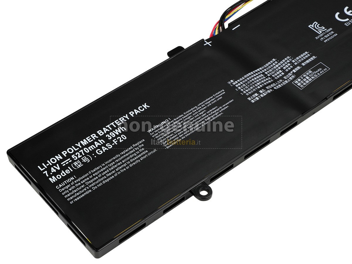 Batteria per portatile Gigabyte GAS-F20