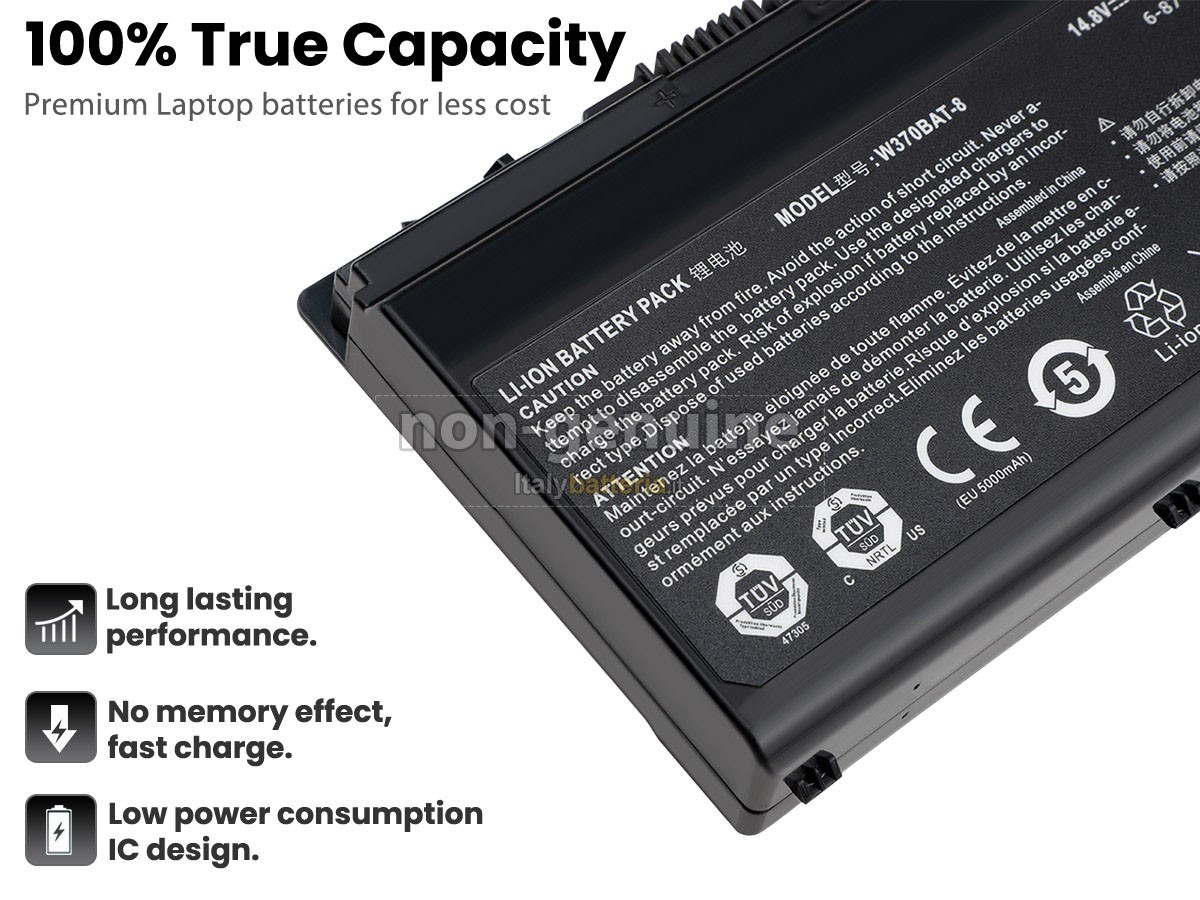 Batteria per portatile Gigabyte P27G V2