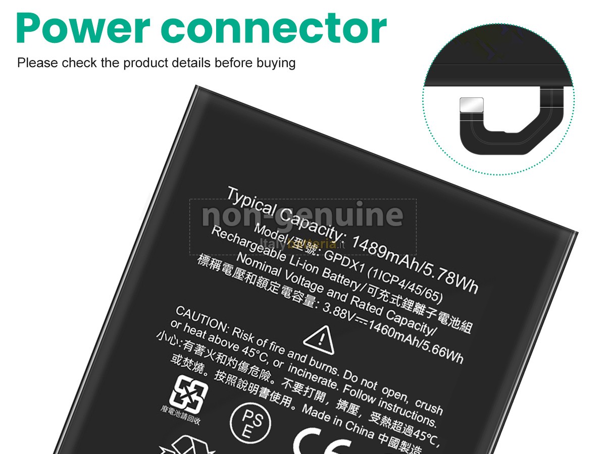 Batteria Google GPDX1
