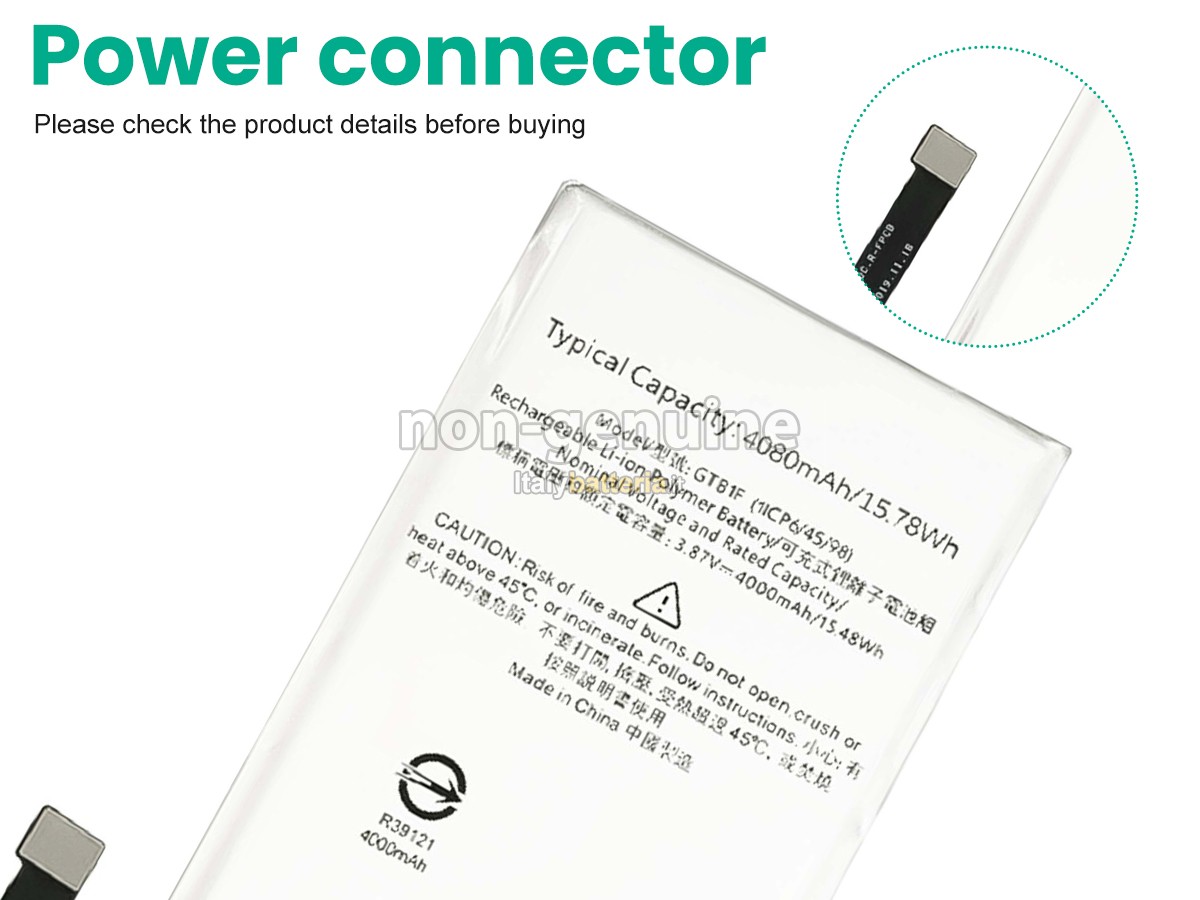 Batteria Google PIXEL 5