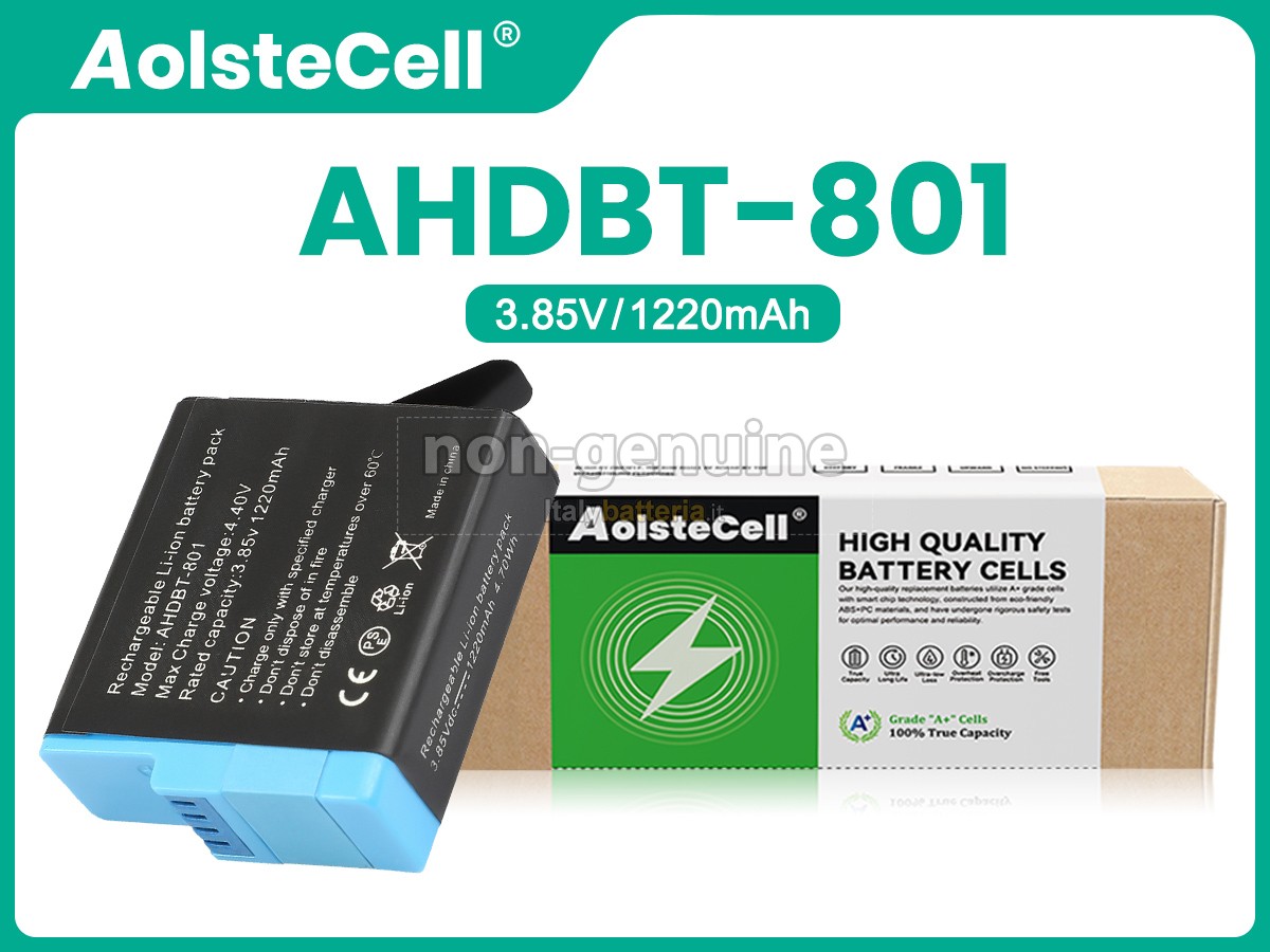 Batteria per GoPro AHDBT-801