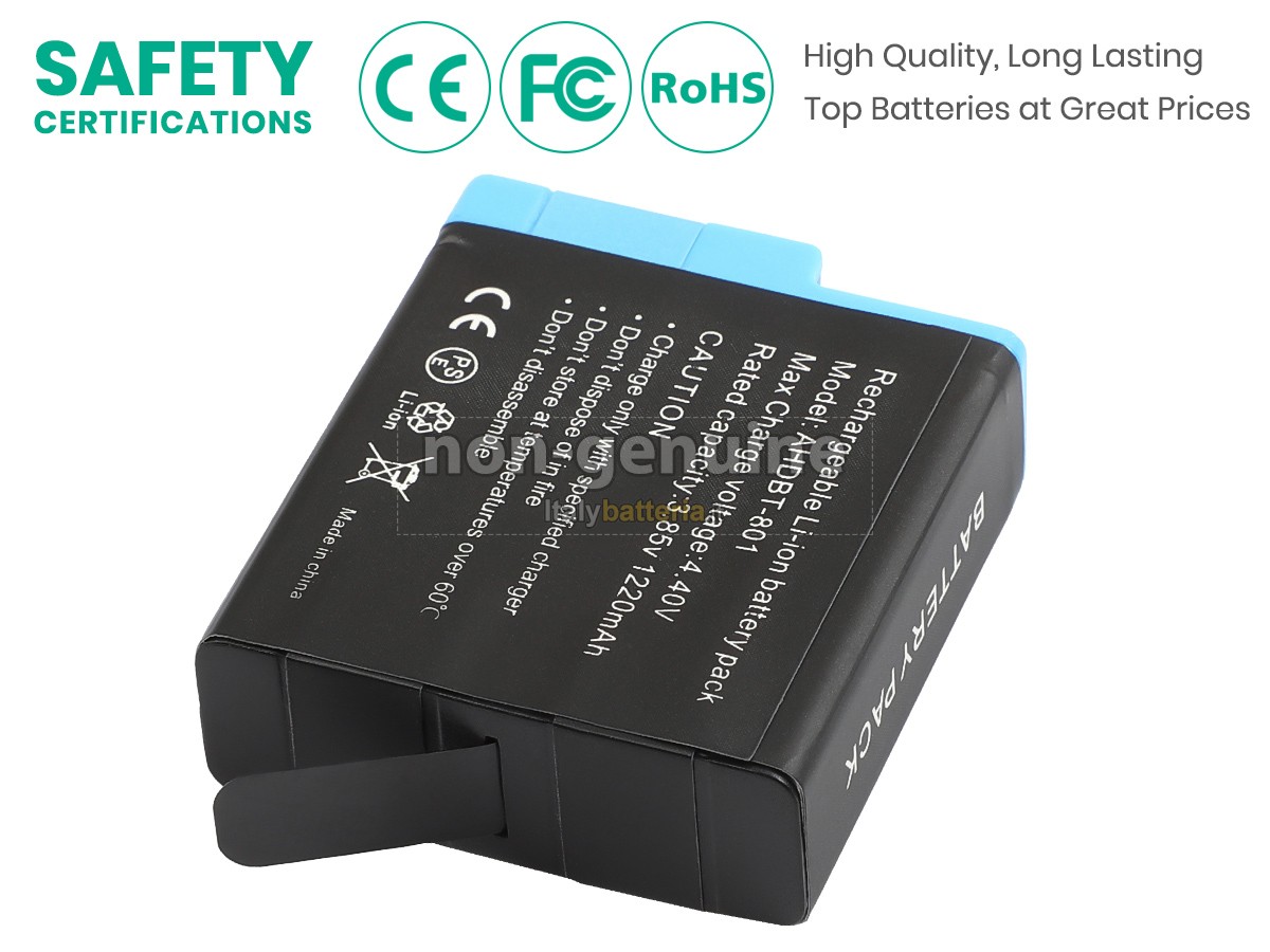 Batteria per GoPro AHDBT-801