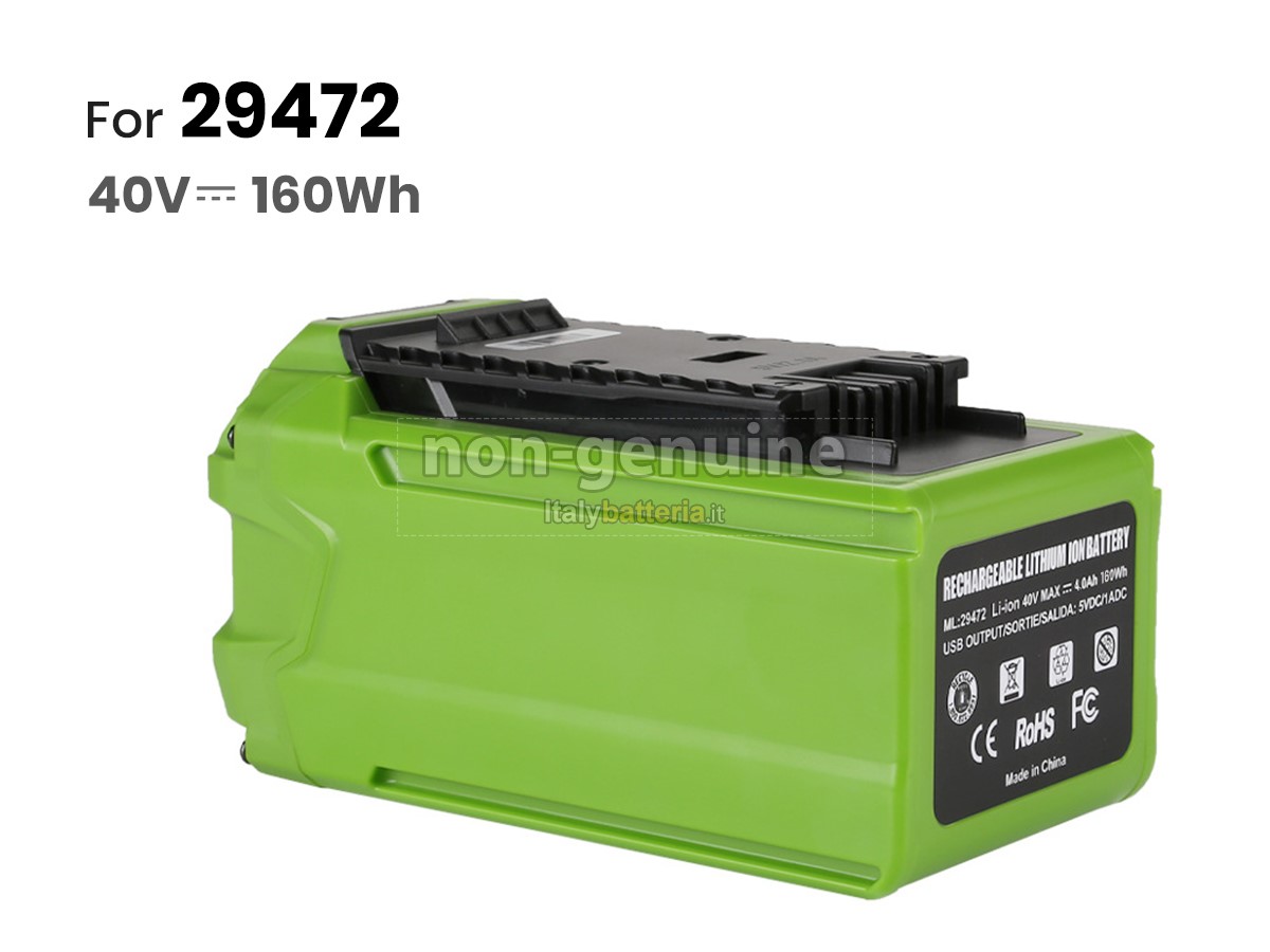 Batteria per portatile Greenworks 29472