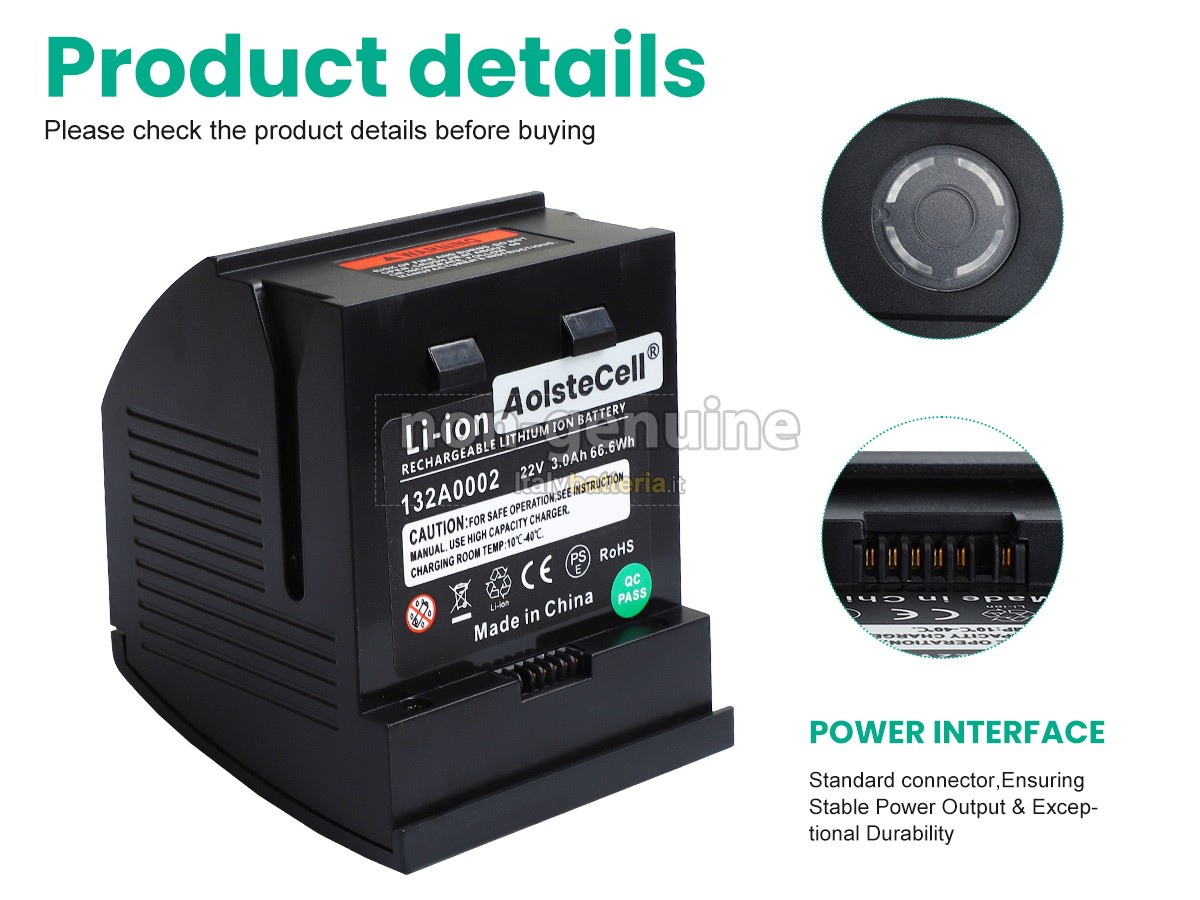 Batteria per Gtech 103A022