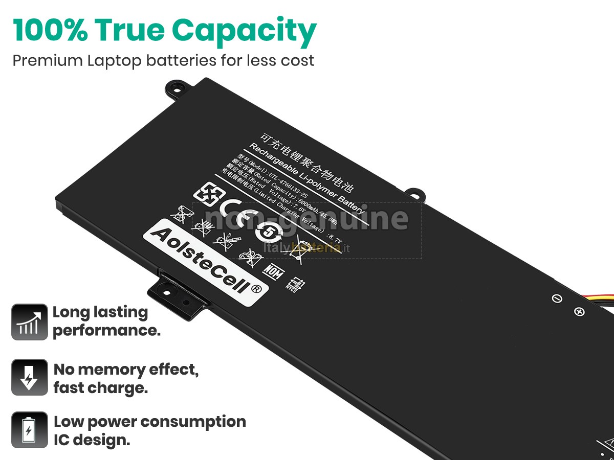 Batteria per Haier UTL-4766133-2S