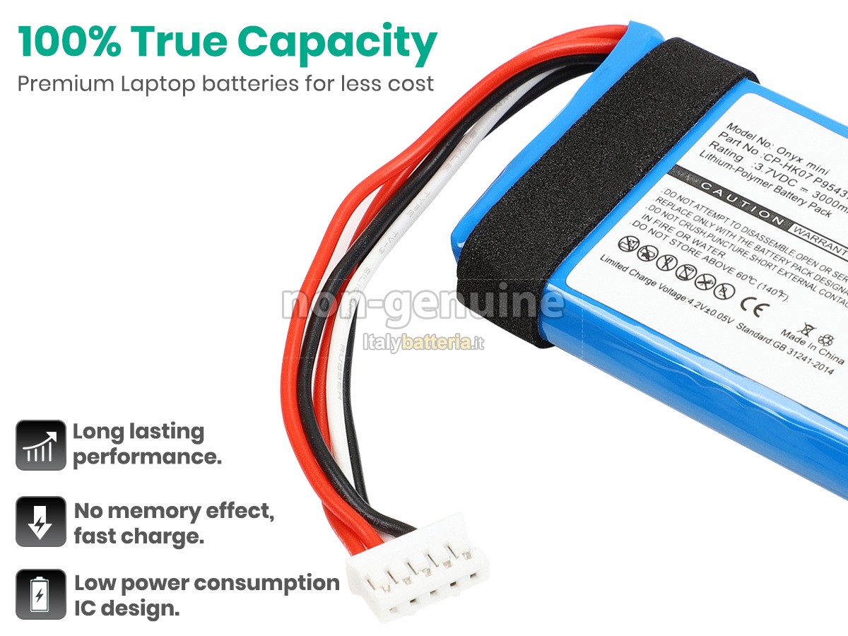 Batteria per Harman Kardon CP-HK07