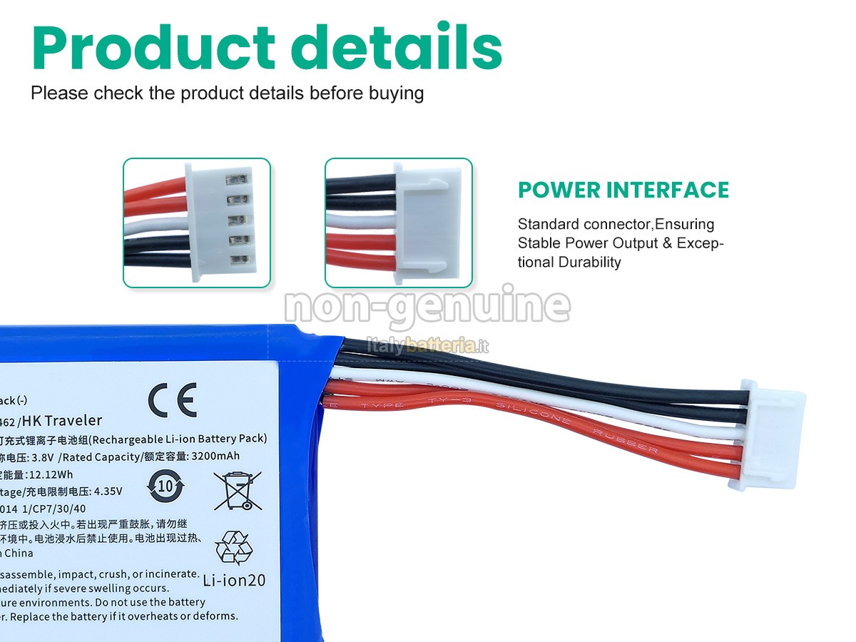 Batteria per Harman Kardon TRAVELER