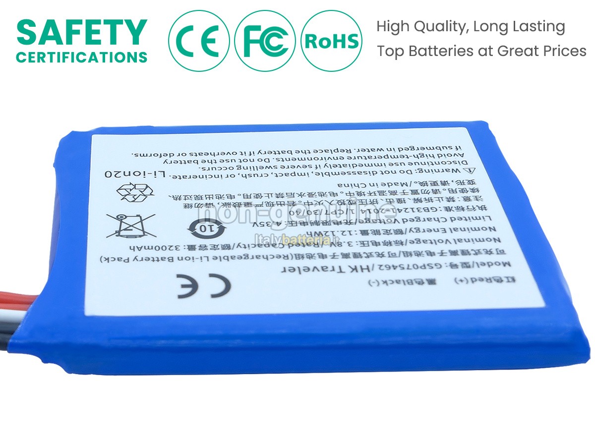 Batteria per Harman Kardon TRAVELER