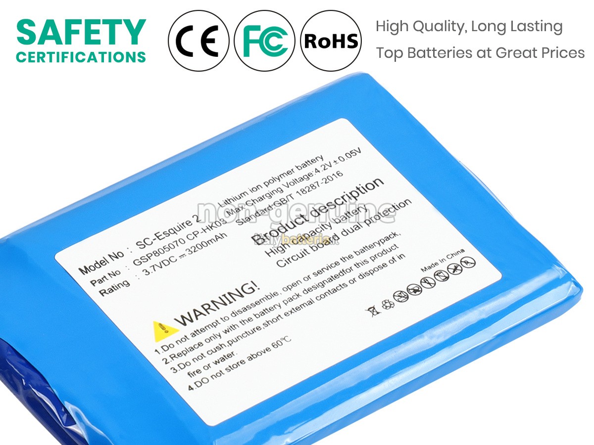 Batteria per Harman Kardon ESQUIRE 2