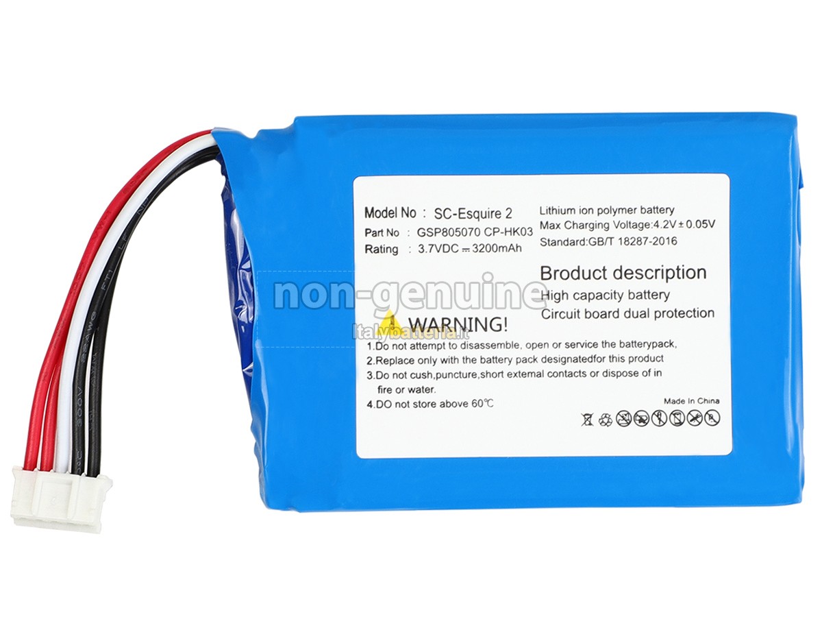 Batteria per Harman Kardon ESQUIRE 2