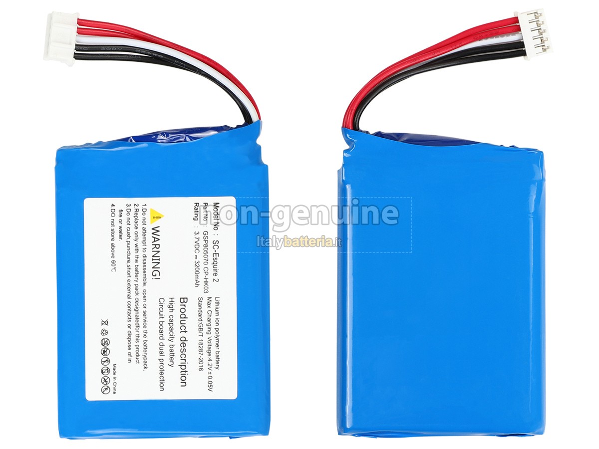 Batteria per Harman Kardon ESQUIRE 2