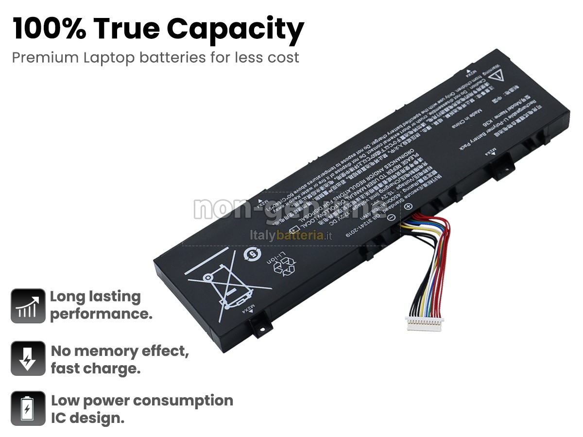 Batteria per portatile Hasee G2 G1 G-2 G2-PRO K36