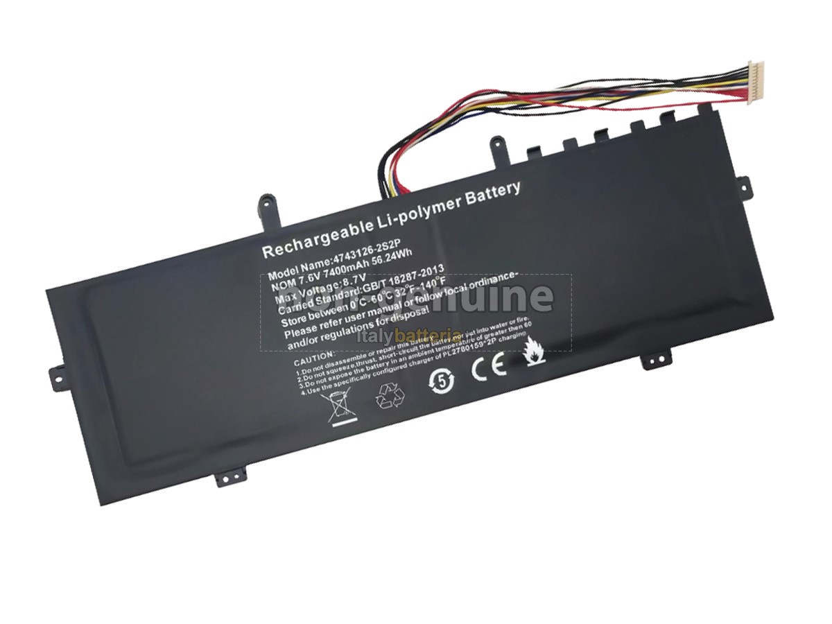 Batteria per portatile Hasee X55S1