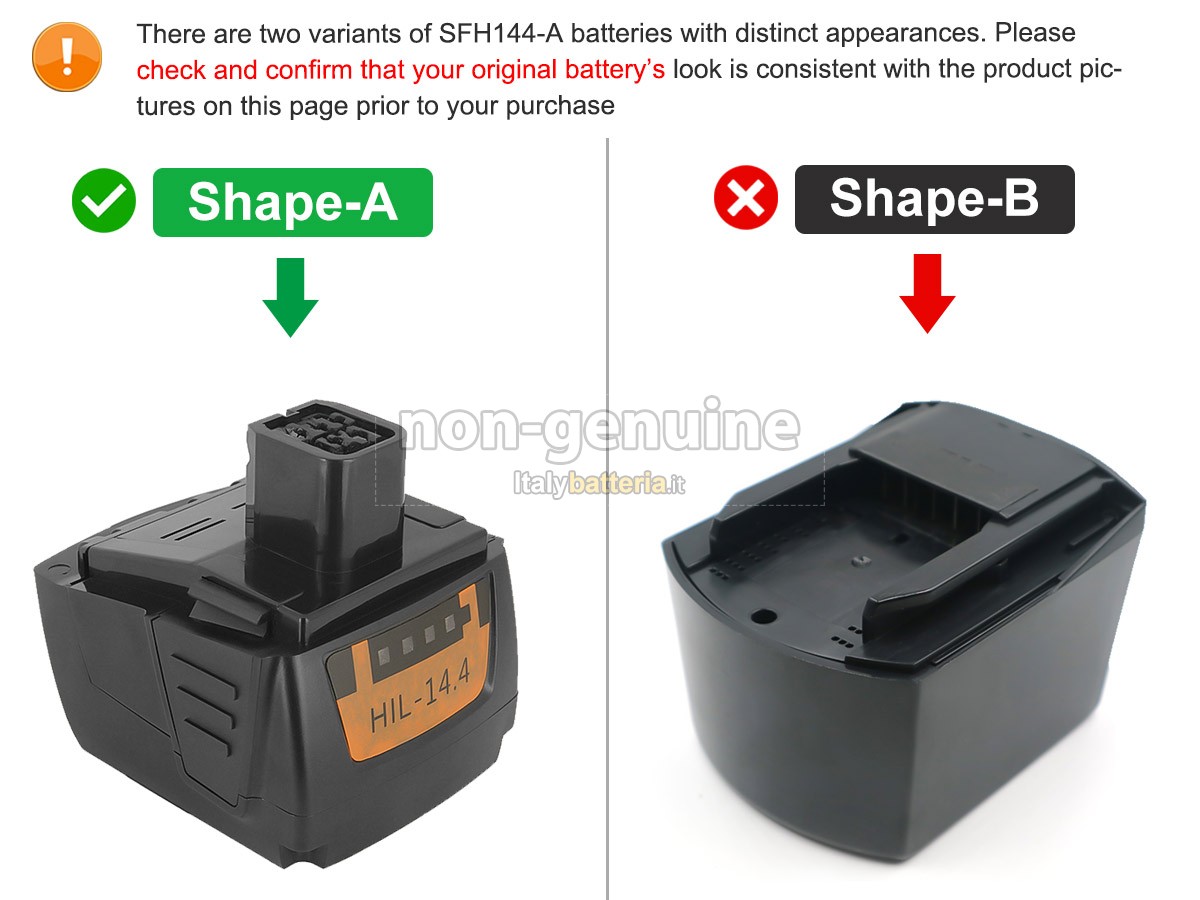Batteria per Hilti B14