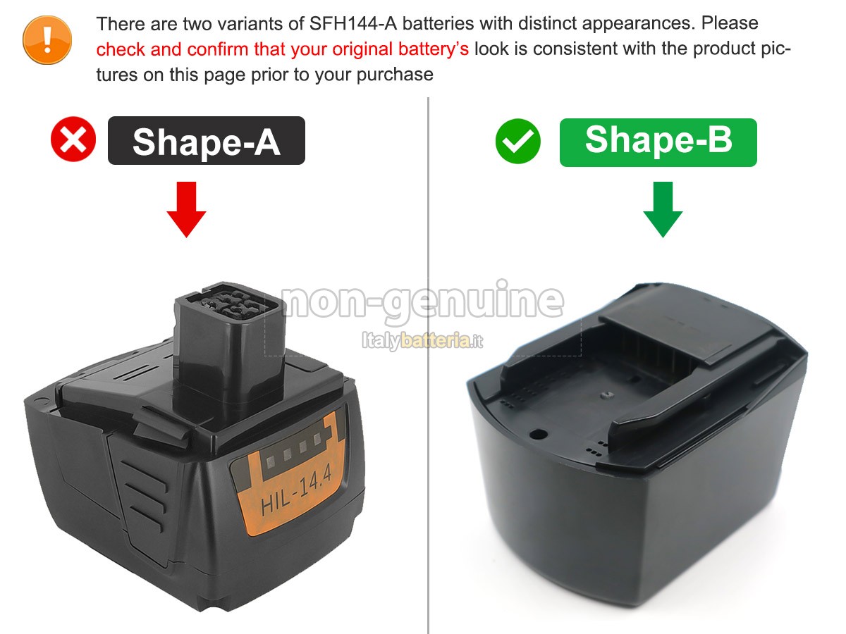 Batteria per Hilti B14