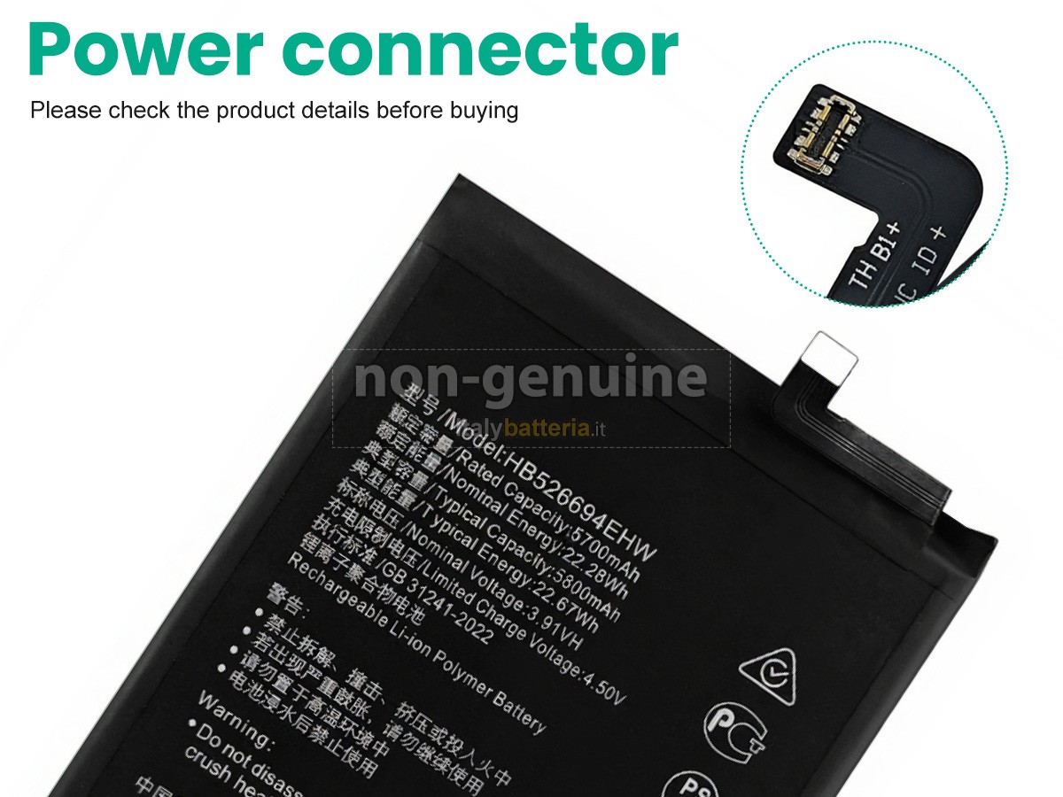 Batteria Honor X50