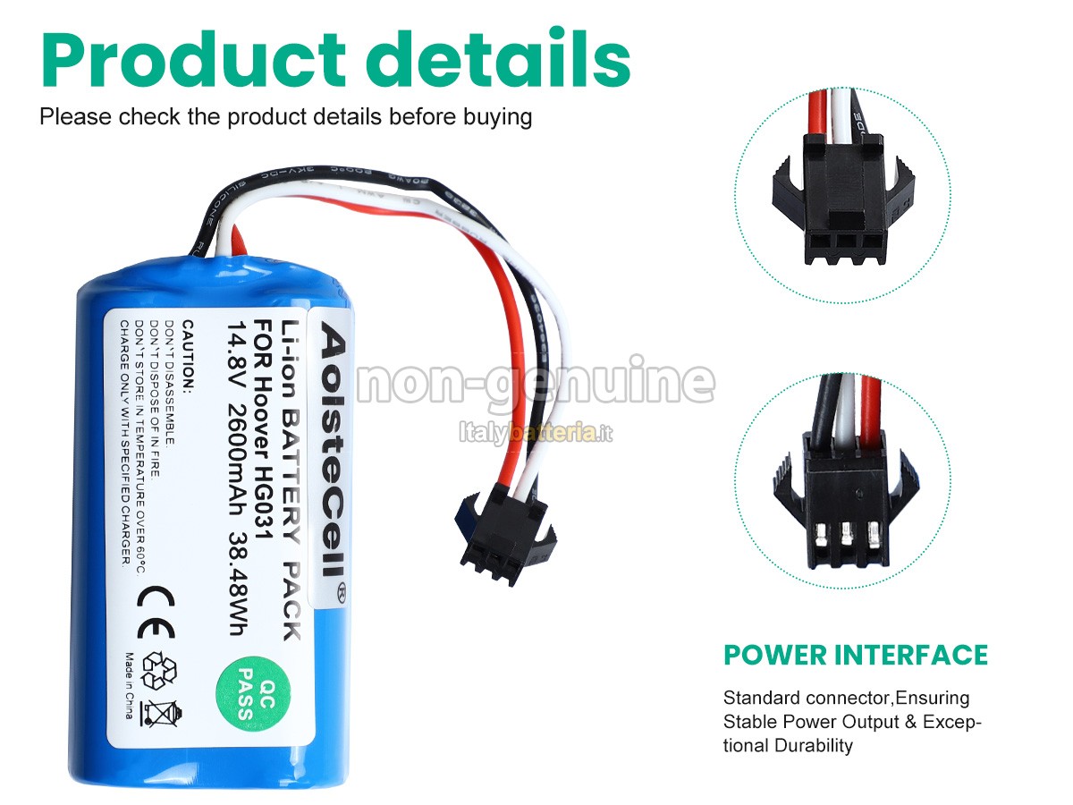 Batteria per Hoover 35602251