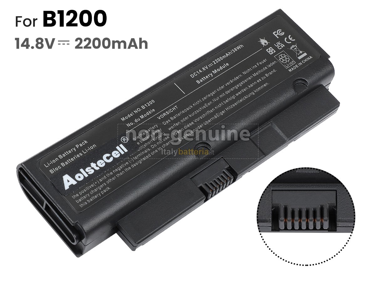 Batteria per portatile HP Compaq Business Notebook 2210B