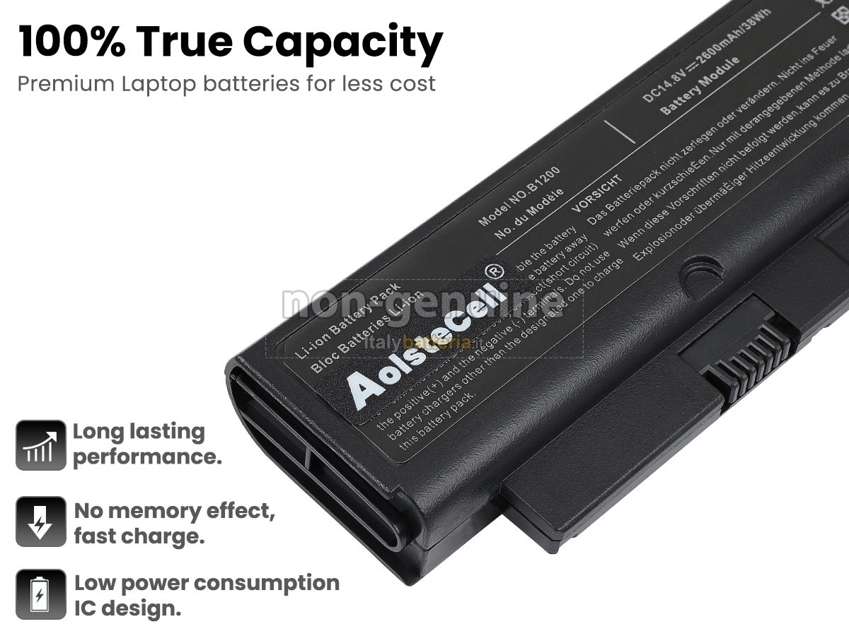 Batteria per portatile HP Compaq Business Notebook 2210B