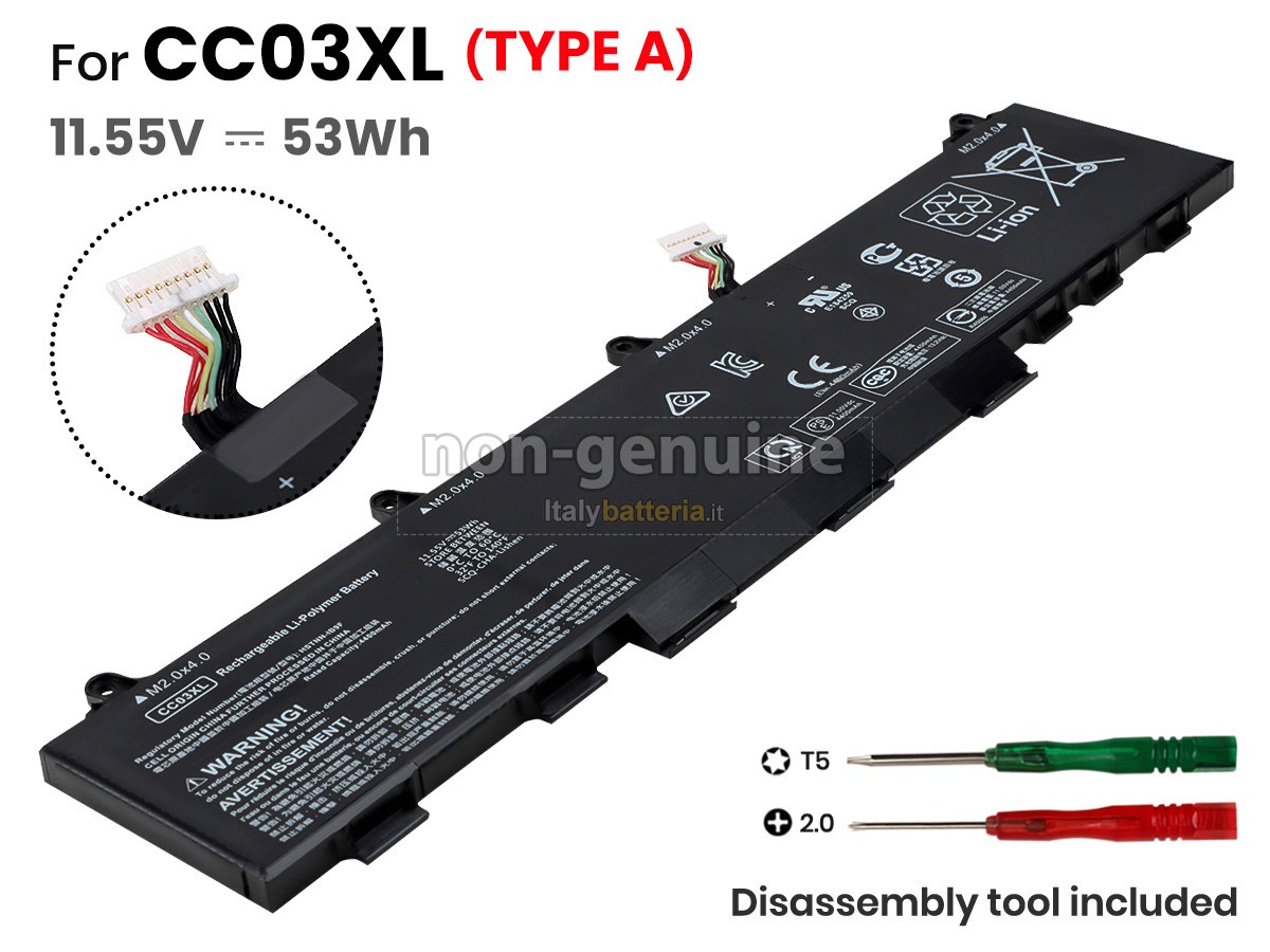 Batteria per HP L77608-2C1