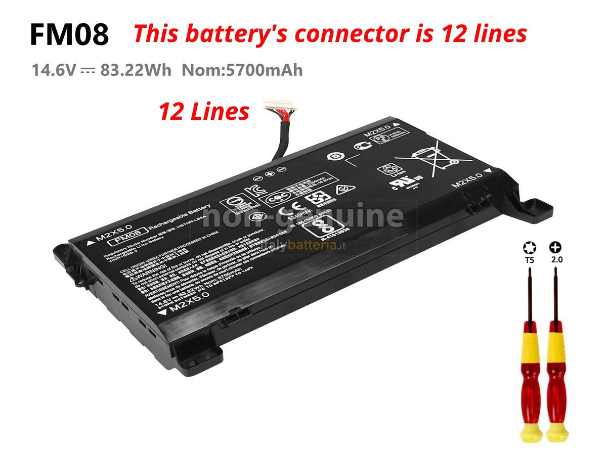 Batteria per portatile HP Omen 17-AN002NL