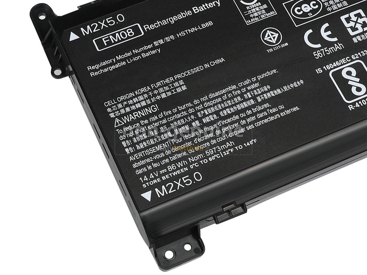Batteria per portatile HP Omen 17-AN010CA