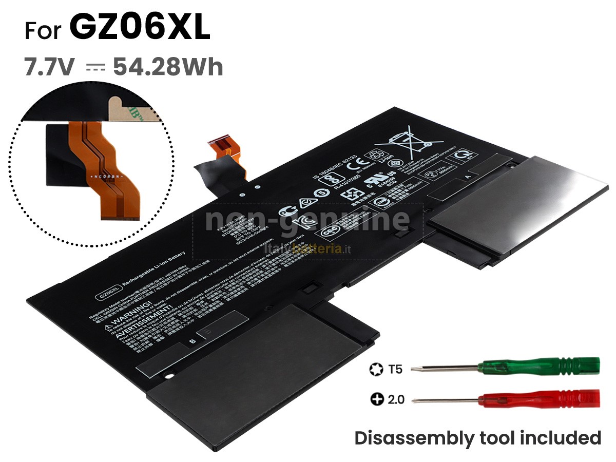 Batteria per portatile HP Spectre Folio 13-AK1021NR