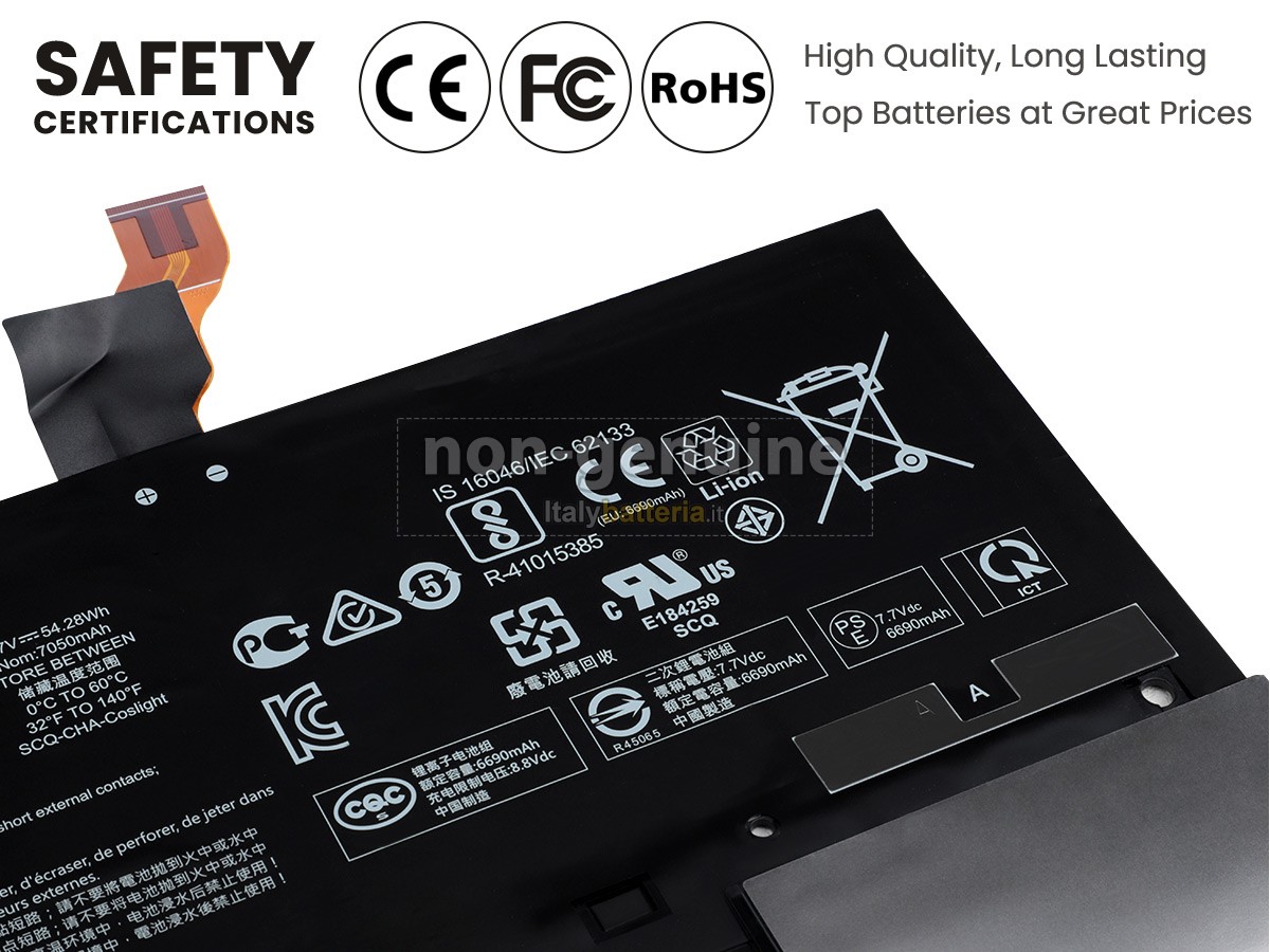 Batteria per portatile HP Spectre Folio 13-AK1021NR