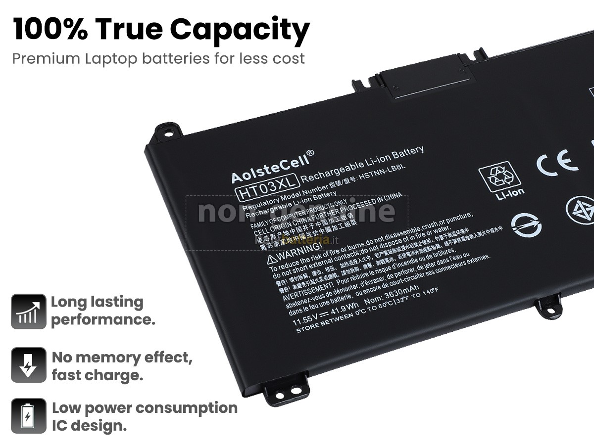 Batteria per portatile HP TF03XL
