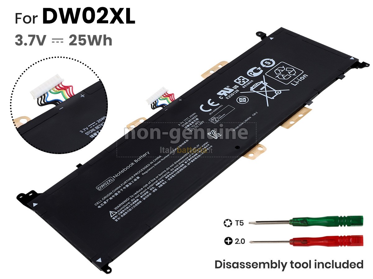 Batteria per portatile HP Envy X2 11-G080EL Tablet