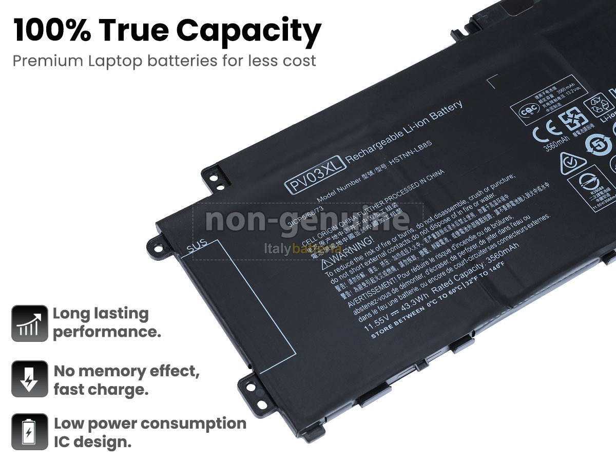 Batteria per portatile HP Pavilion X360 14-DW0004NH