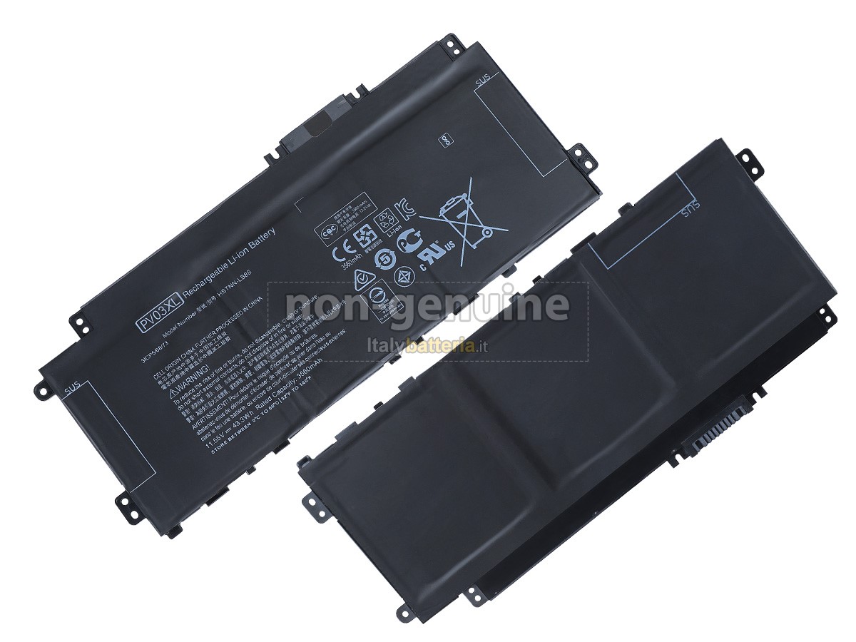 Batteria per portatile HP Pavilion X360 Convertible 14-DW1155NG