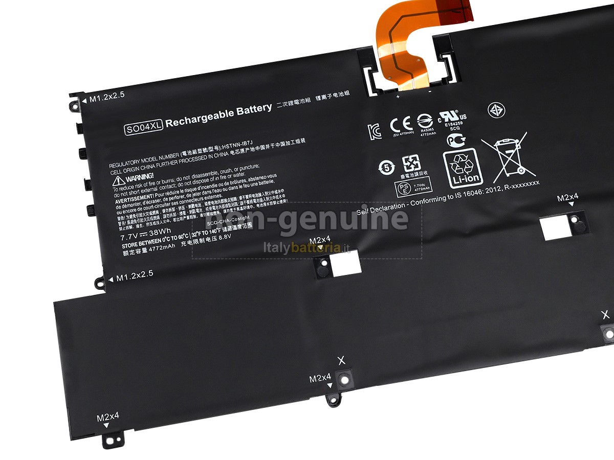 Batteria per portatile HP Spectre 13-V001NO