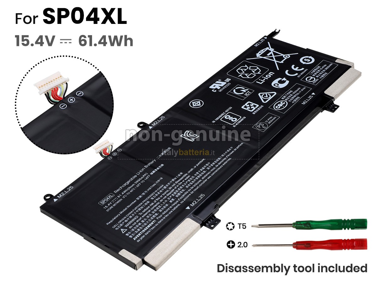 Batteria per portatile HP Spectre X360 13-AP0102TU