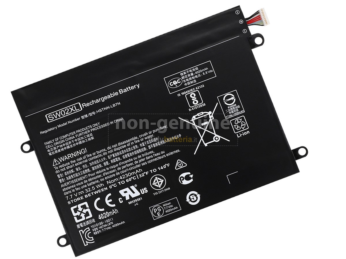 Batteria per portatile HP Notebook X2 10-P031NL