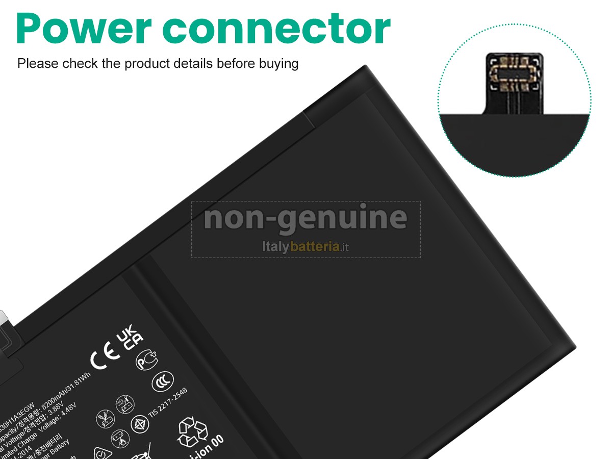 Batteria per Huawei MATEPAD PRO 11 2022 GOT-W29