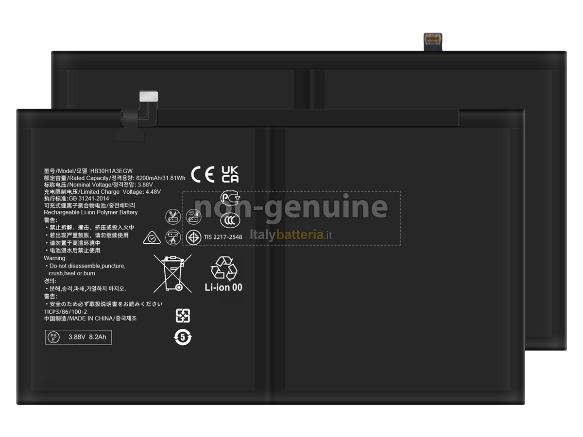 Batteria per Huawei MATEPAD PRO 11 2022 GOT-W29