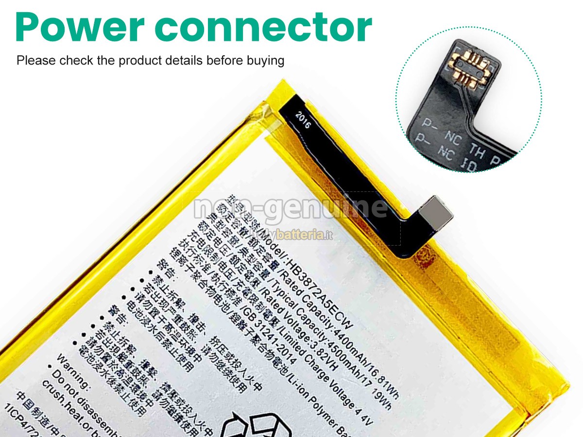 Batteria per Huawei HB3872A5ECW