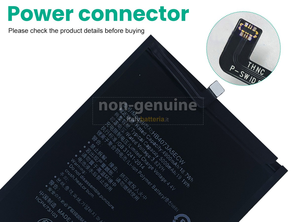 Batteria per Huawei HB4073A5ECW