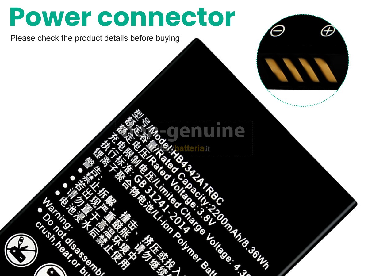 Batteria per Huawei HONOR 4A HW-SCL-L32