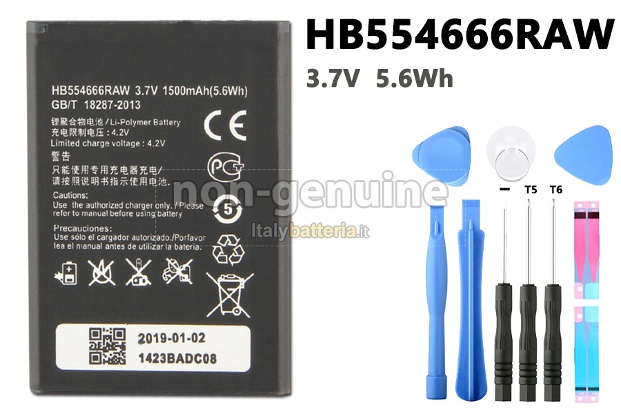 Batteria per Huawei HB554666RAW