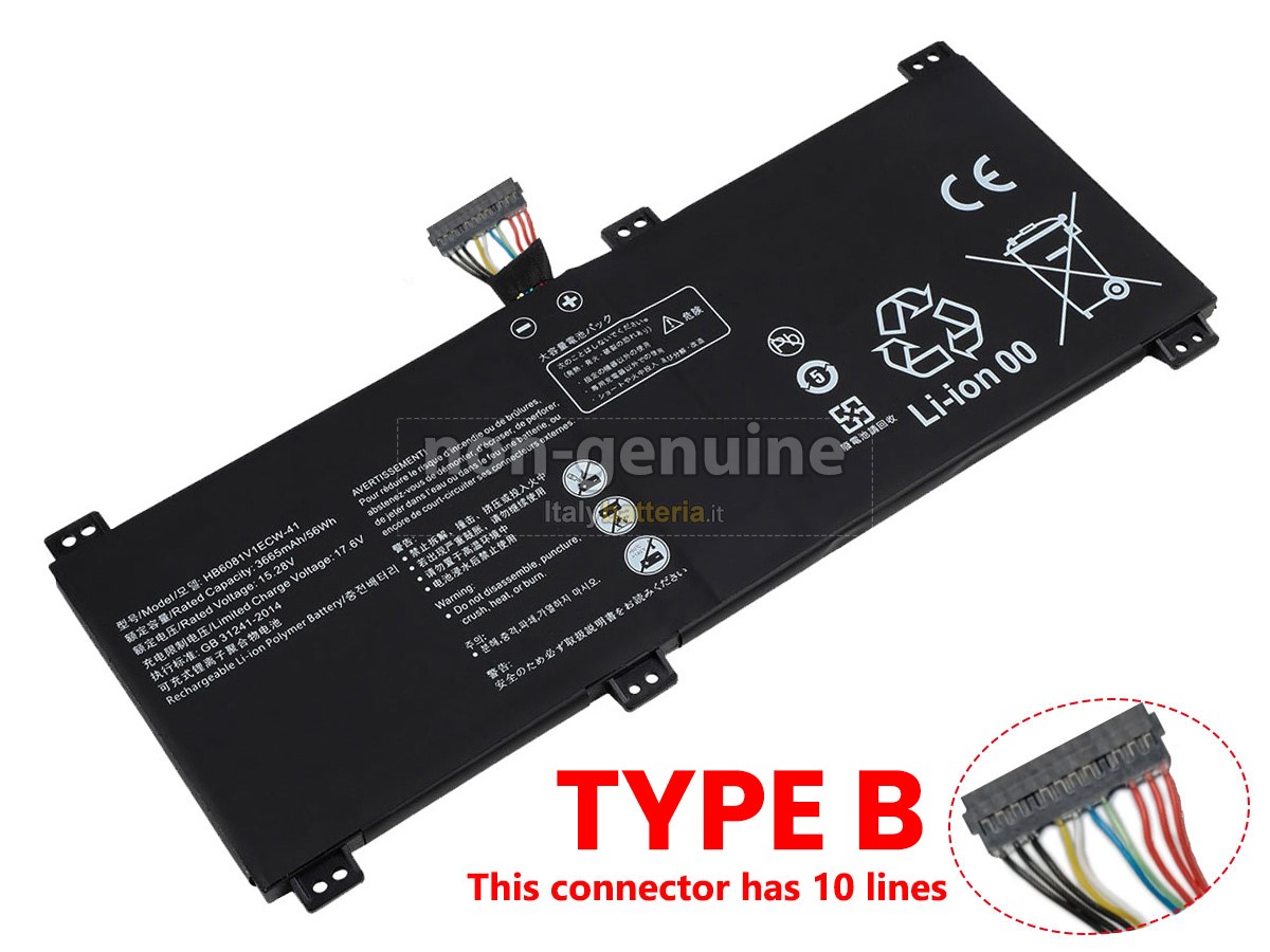 Batteria per Huawei MAGICBOOK PRO 16.1