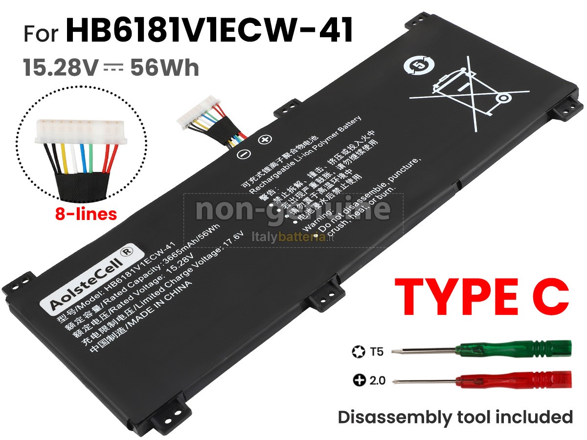 Batteria per Huawei MAGICBOOK PRO 16.1
