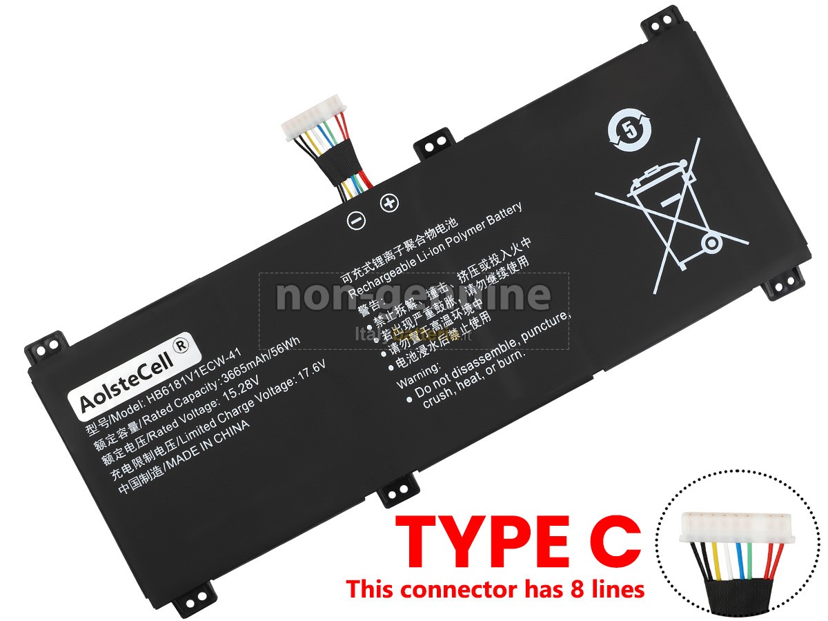 Batteria per Huawei MAGICBOOK PRO 16.1