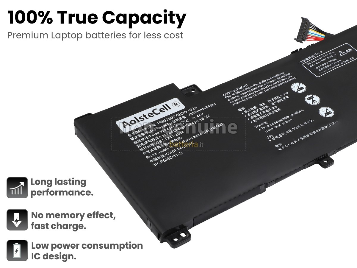 Batteria per portatile Huawei MATEBOOK 16 CREM-WFG9