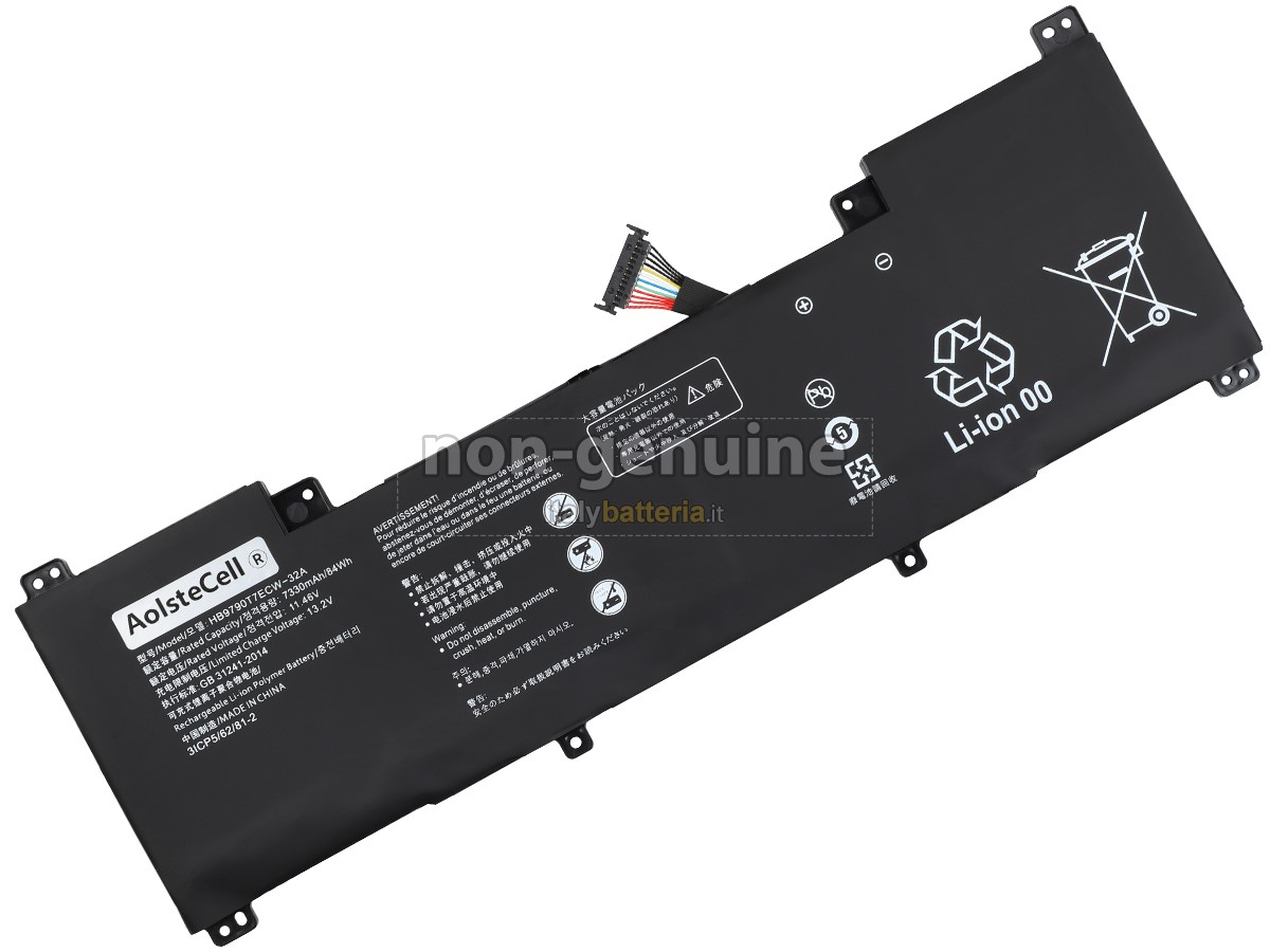 Batteria per portatile Huawei MATEBOOK 16 CREM-WFG9