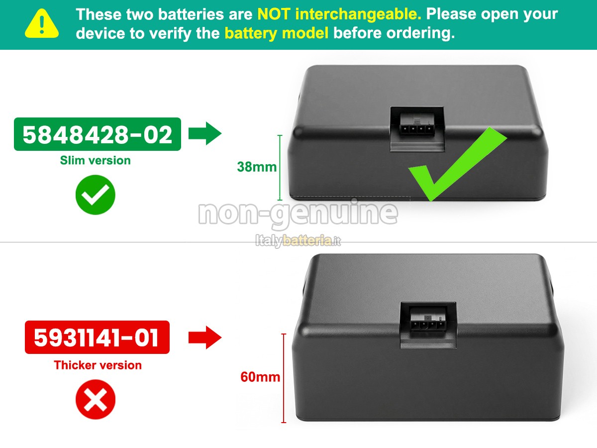 Batteria Husqvarna 593 1 141-02