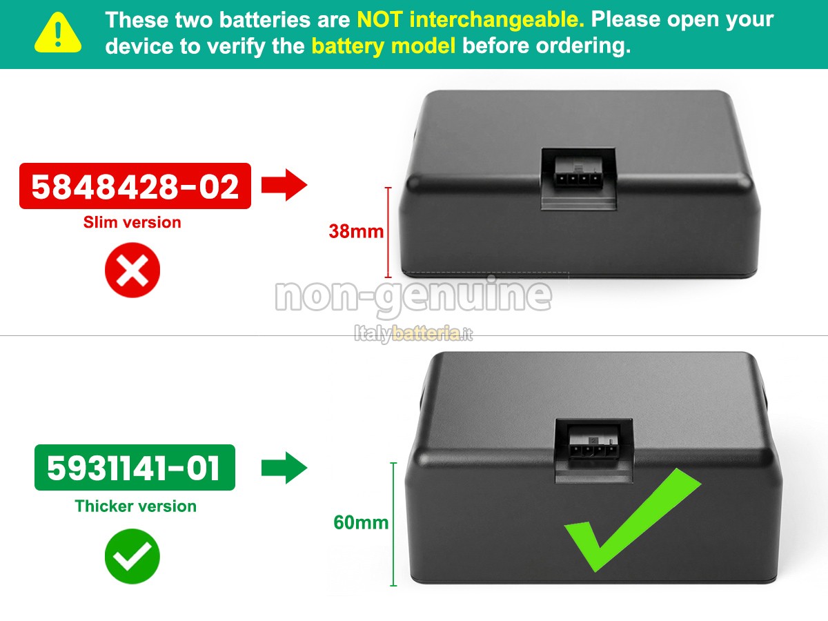 Batteria Husqvarna 593 1 141-02