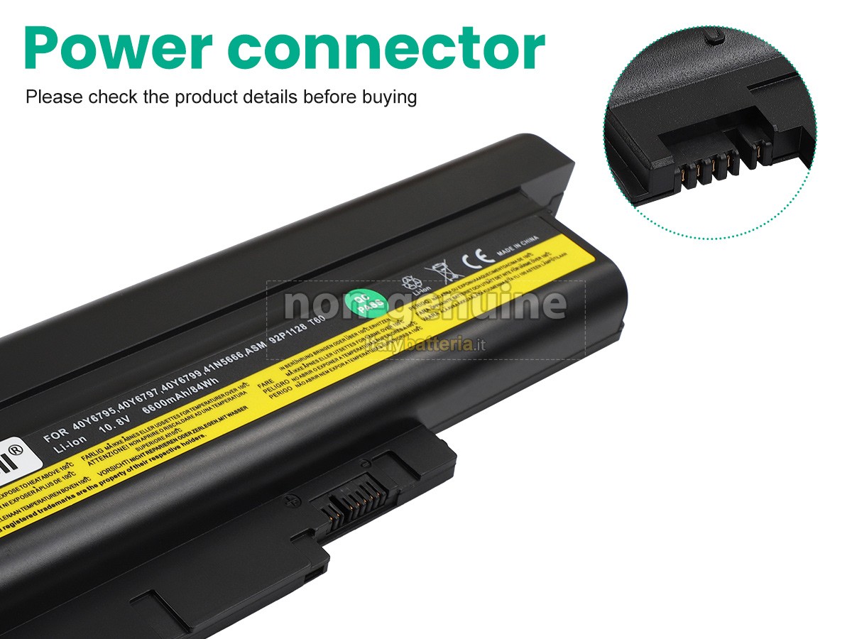 Batteria per IBM ThinkPad T61 6467