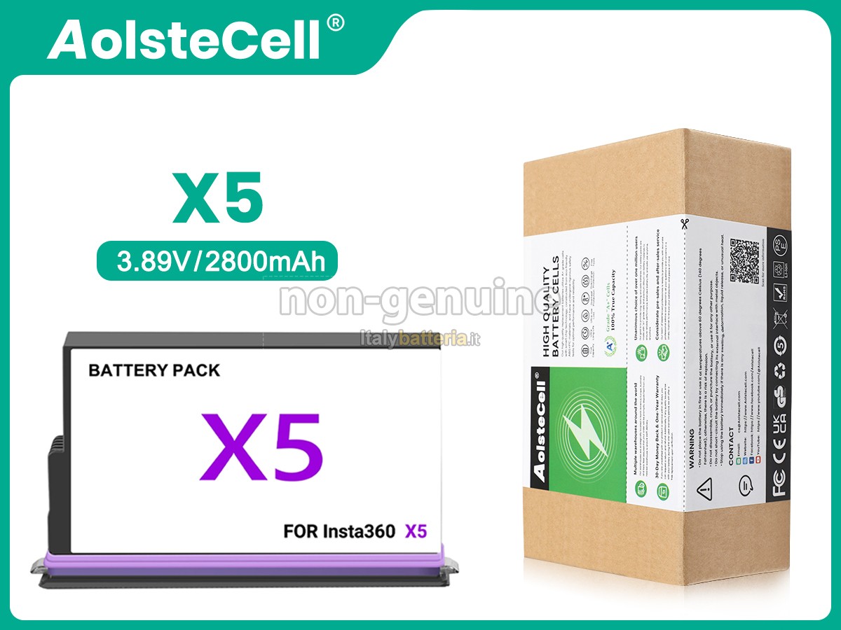 Batteria per Insta360 JH-X5